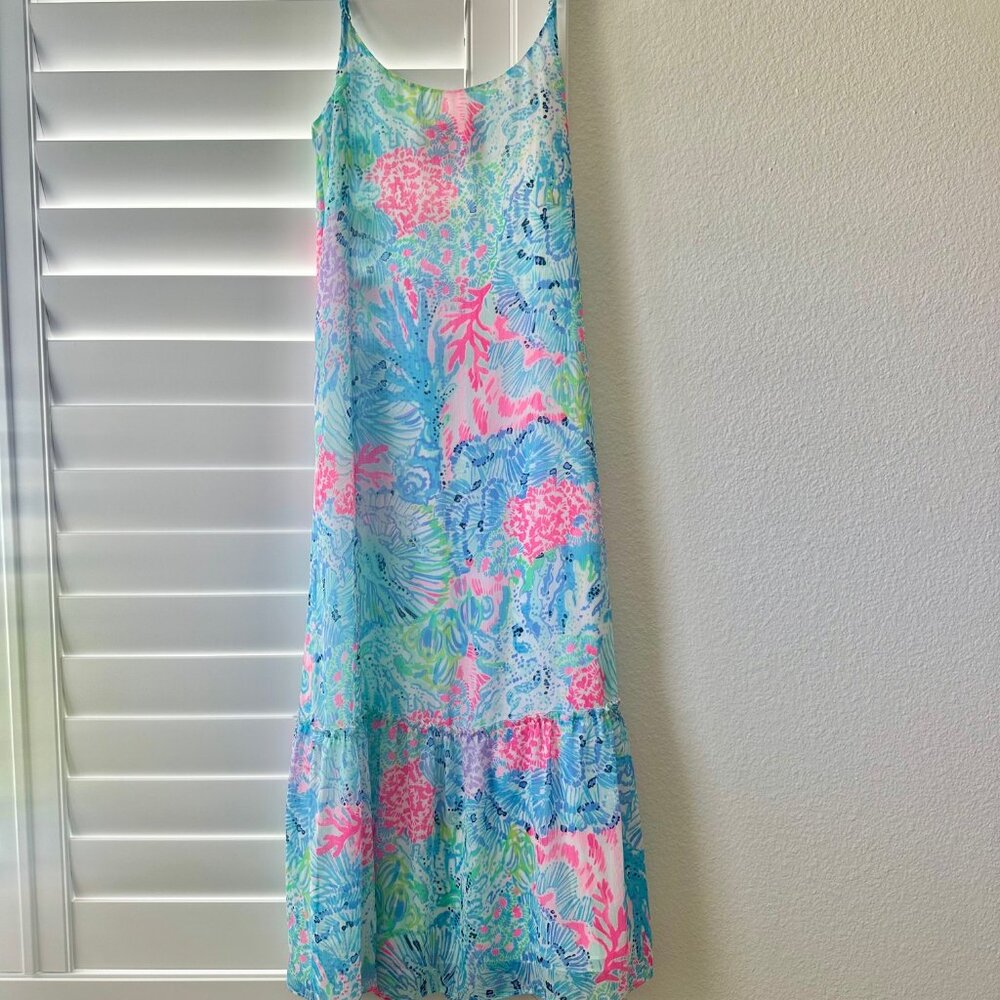 Lilly Pulitzer Winni Midi Dress Sink or Swim Size XXS